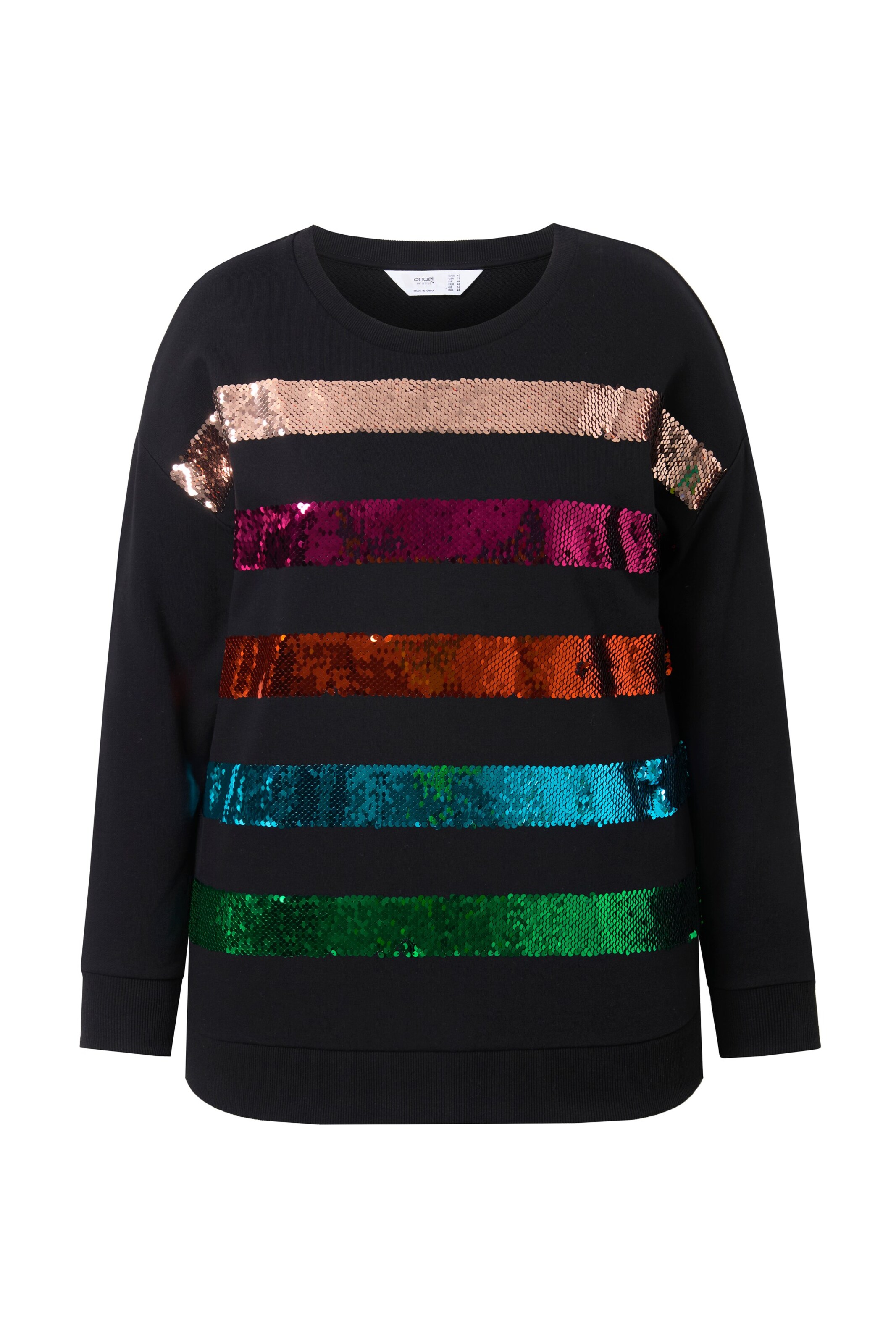 Angel of Style Sweatshirt in Zwart: voorkant