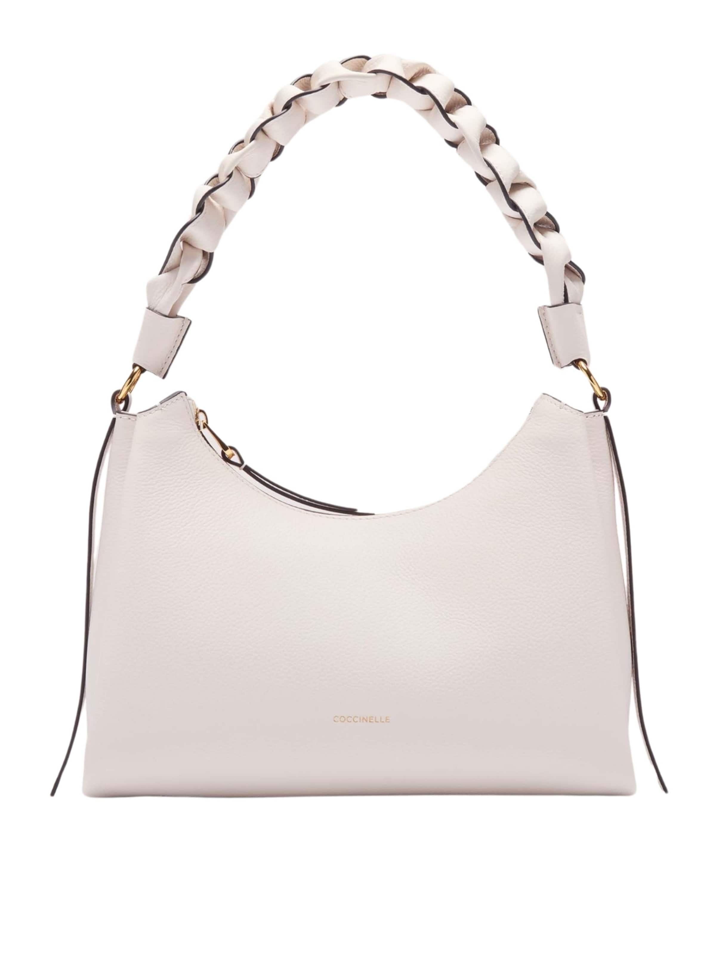 Coccinelle - Bolso de hombro 'COCCINELLE DOUBLE BOHEME' en blanco: frente
