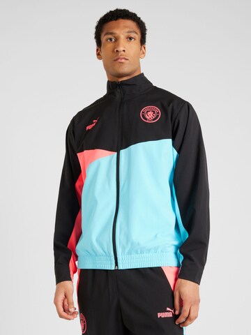 PUMA - Chaqueta deportiva 'MCFC' en negro: frente