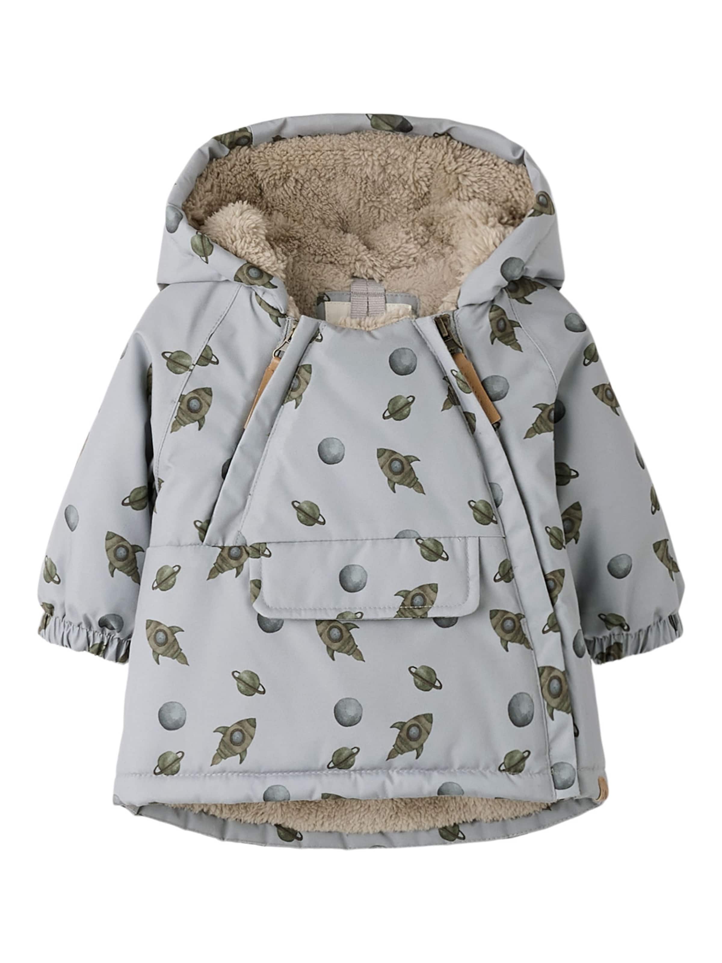 Veste fonctionnelle 'LASNOW05' NAME IT en gris : devant
