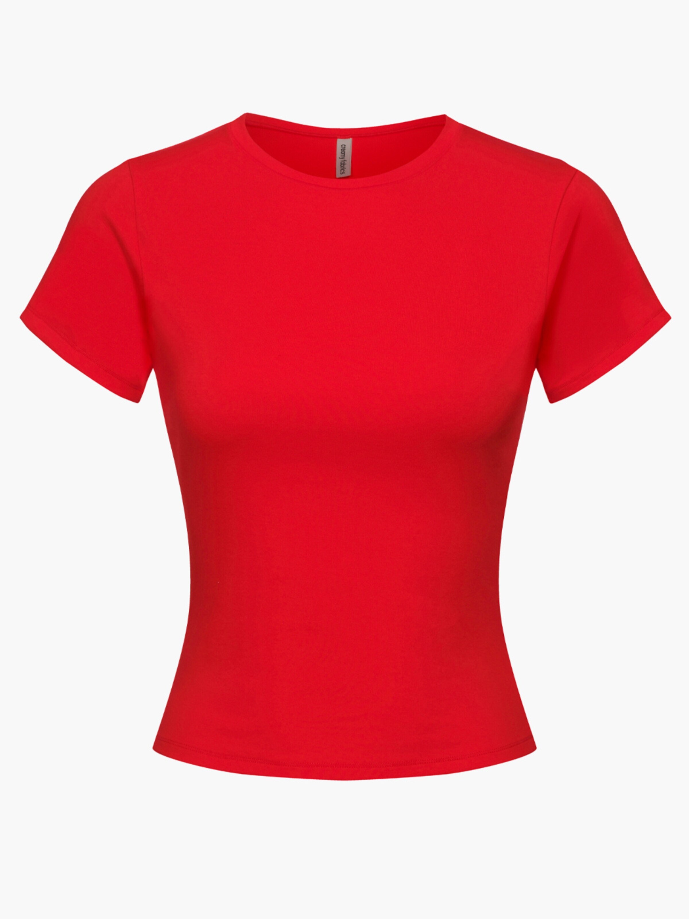 cfab (formerly creamy fabrics) T-shirt 'Cotton T-Shirt' i röd: framsida