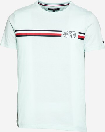 T-Shirt TOMMY HILFIGER en bleu : devant