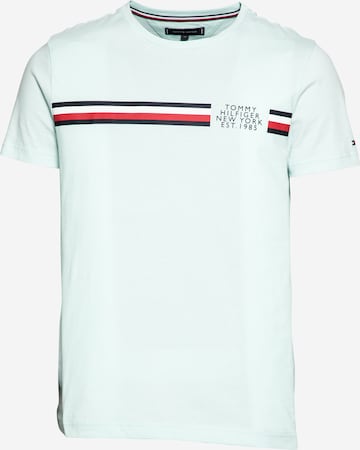 T-Shirt TOMMY HILFIGER en bleu : devant