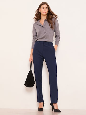 Lipsy Alt kitsenev Viikidega püksid, värv sinine