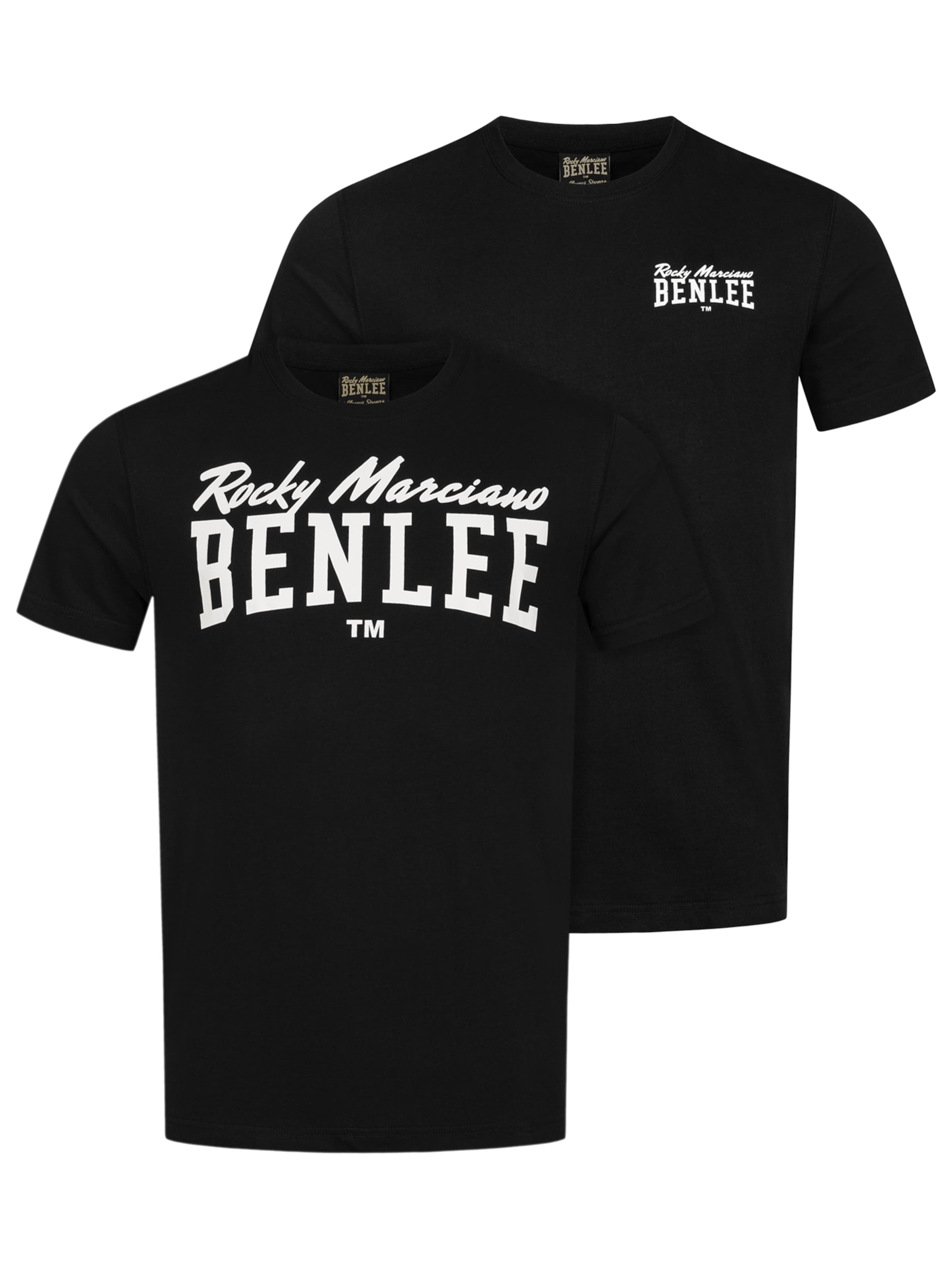 Benlee Функциональная футболка 'Dennis' в Черный: спереди