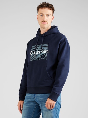 Calvin KleinSweater majica - plava boja: prednji dio