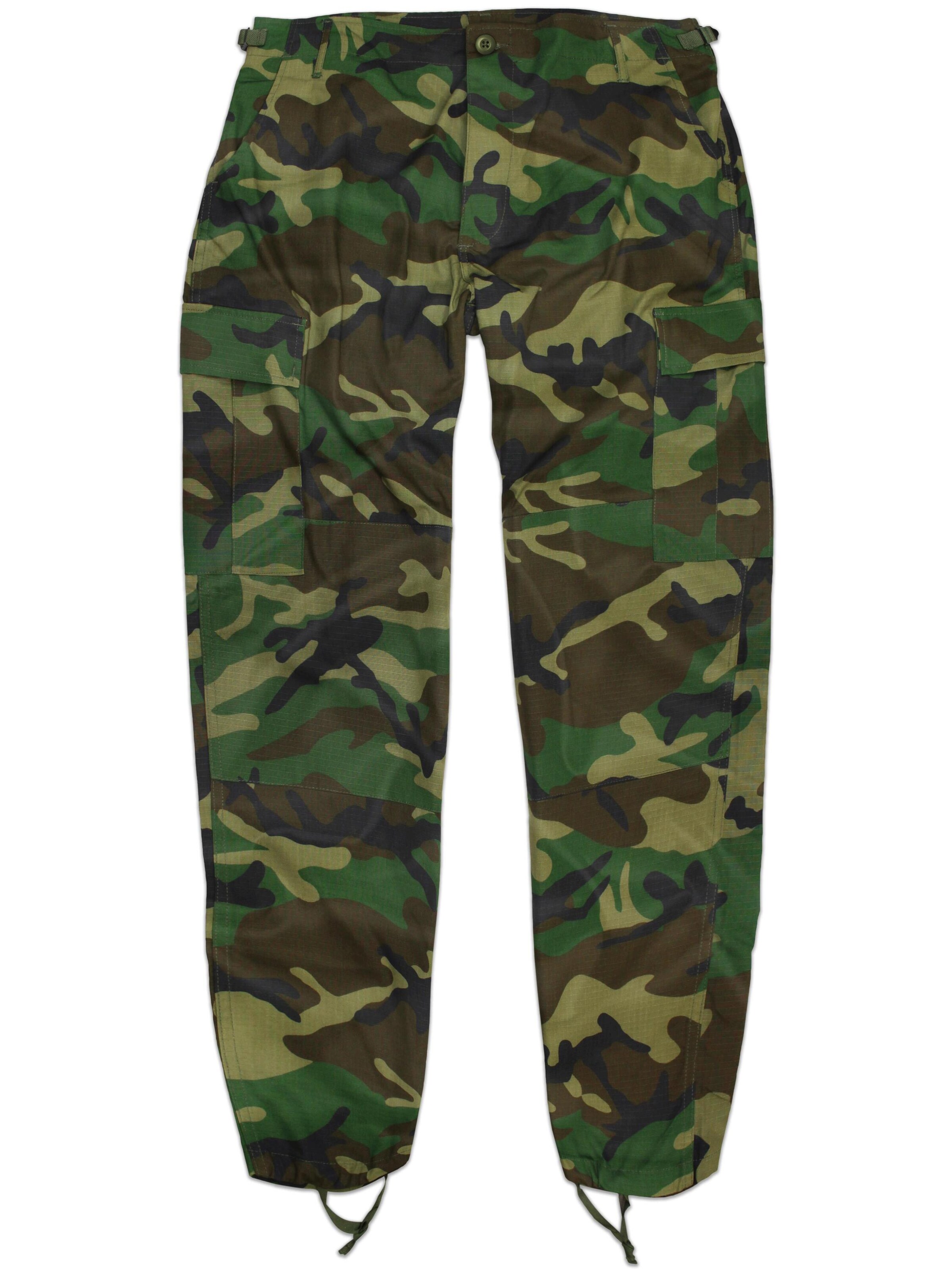 normani Tapered Cargobroek ' Terrain ' in Groen: voorkant