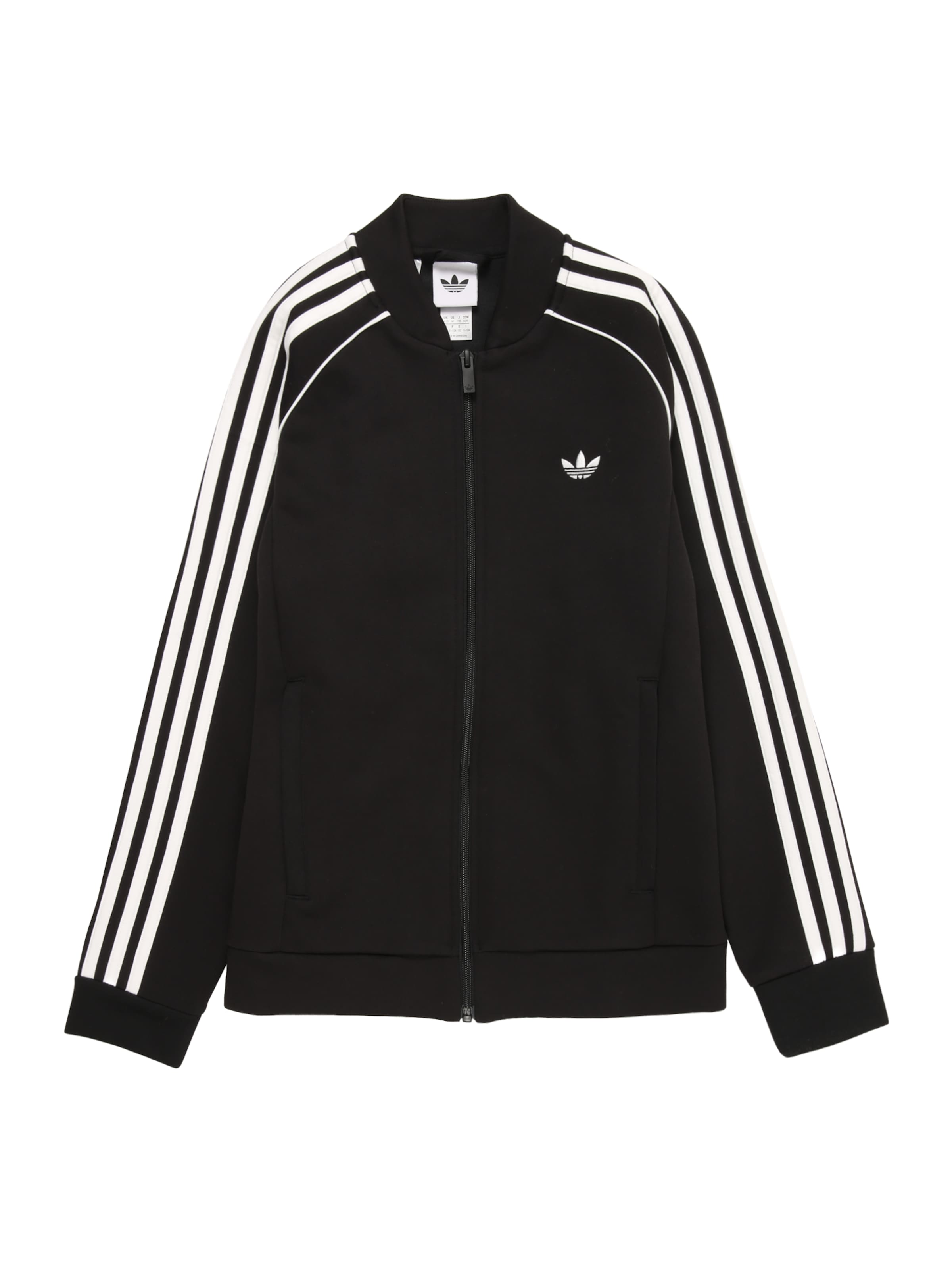 ADIDAS ORIGINALS Sweatvest 'SST SPACER' in Zwart: voorkant