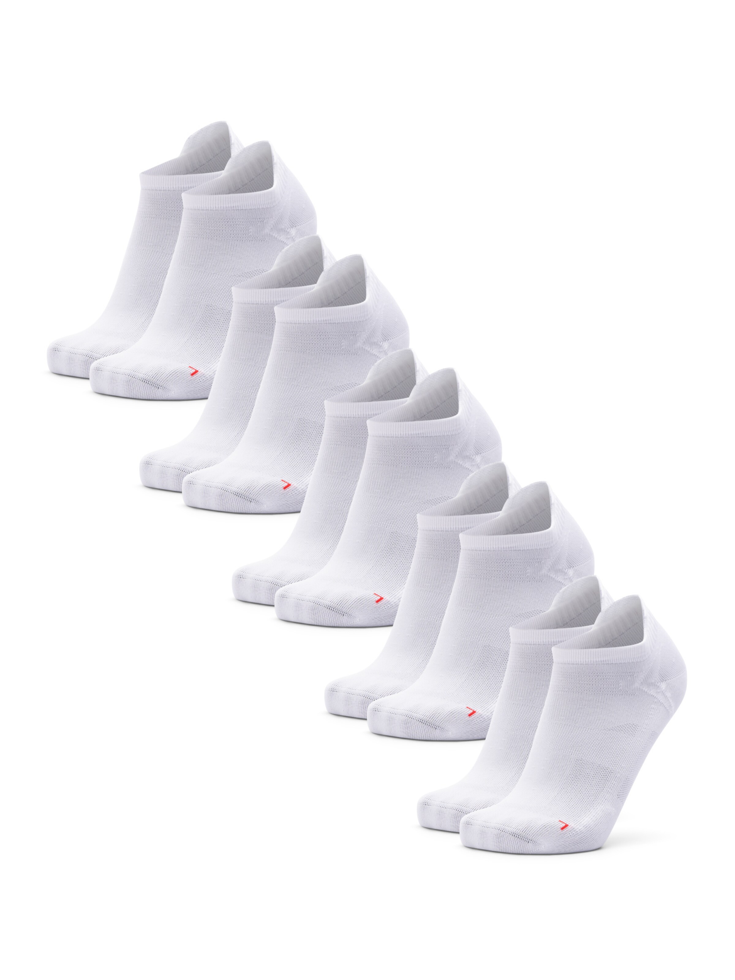DANISH ENDURANCE Sportssokker 'Classic Sports Low-cut' i hvid: forside