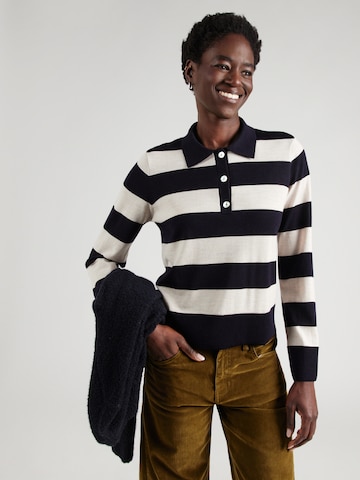 Pullover 'CHIA' di NÜMPH in blu: frontale