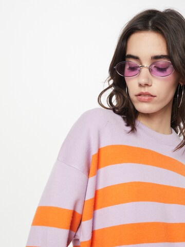 Pull-over 'Tya' Kaffe en violet