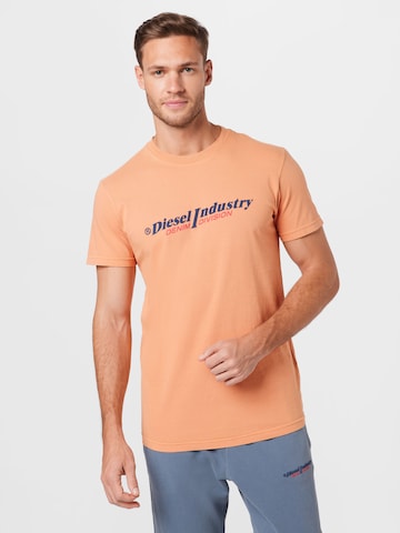 DIESEL قميص 'DIEGOR' بلون برتقالي: الأمام