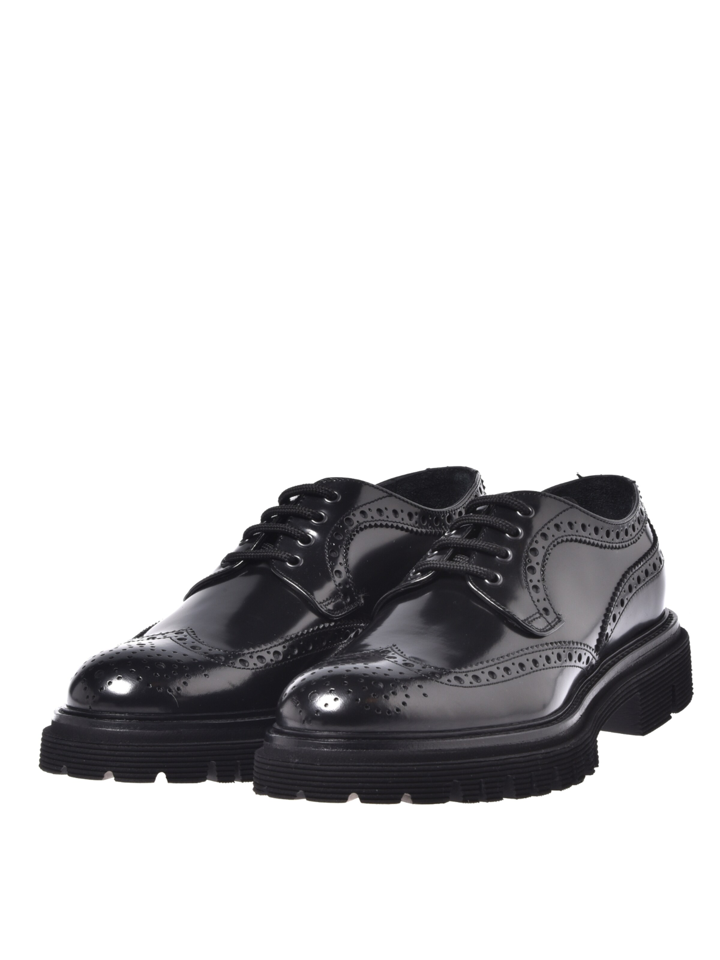 BALDININI Schnürschuh in Schwarz