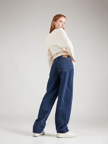 WEEKDAY Wide Leg Jeans 'Rail' in Blau