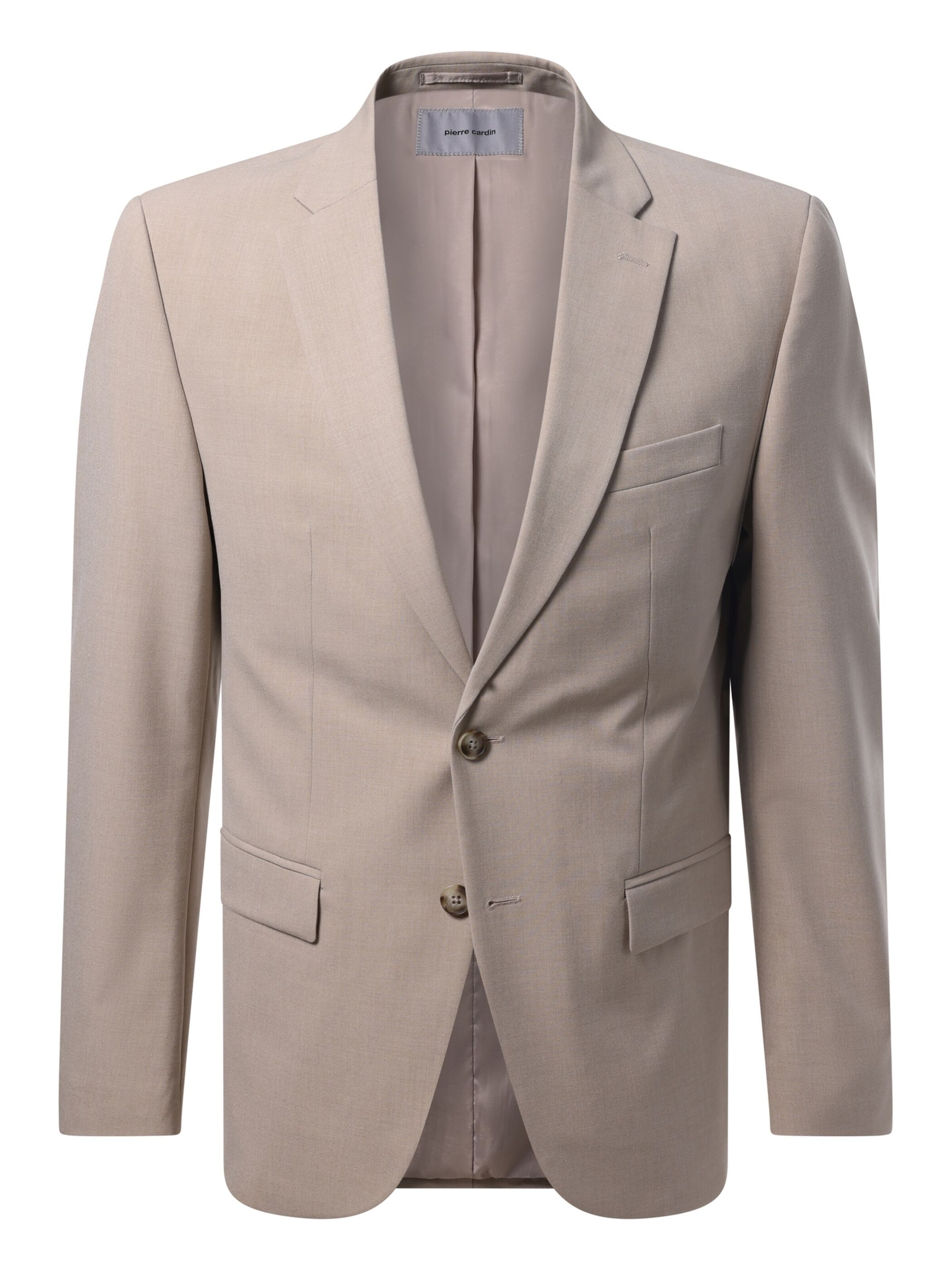 Coupe regular Veste de costume 'Gerry' PIERRE CARDIN en beige : devant