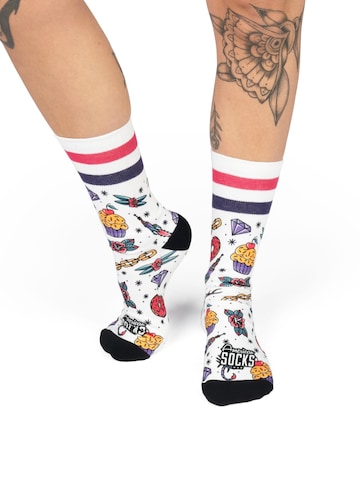 American Socks - Calcetines 'Cupcake' en blanco