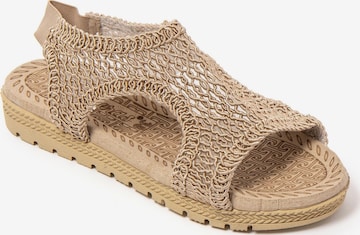 Brasileras Sandals 'Lua' in Brown: front