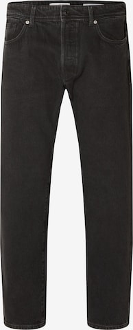 SELECTED HOMME Regular Jeans 'ALDU' in Zwart: voorkant