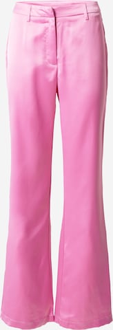 PIECES Boot cut Pants 'MASJA' in Pink: front