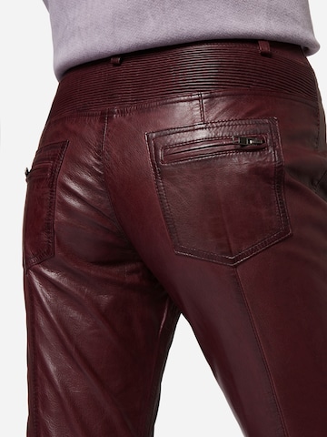 RICANO Slimfit Hose 'Donna' in Braun