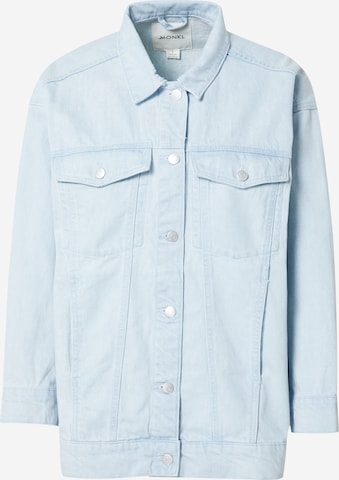 Monki Between-Season Jacket in Blue: front