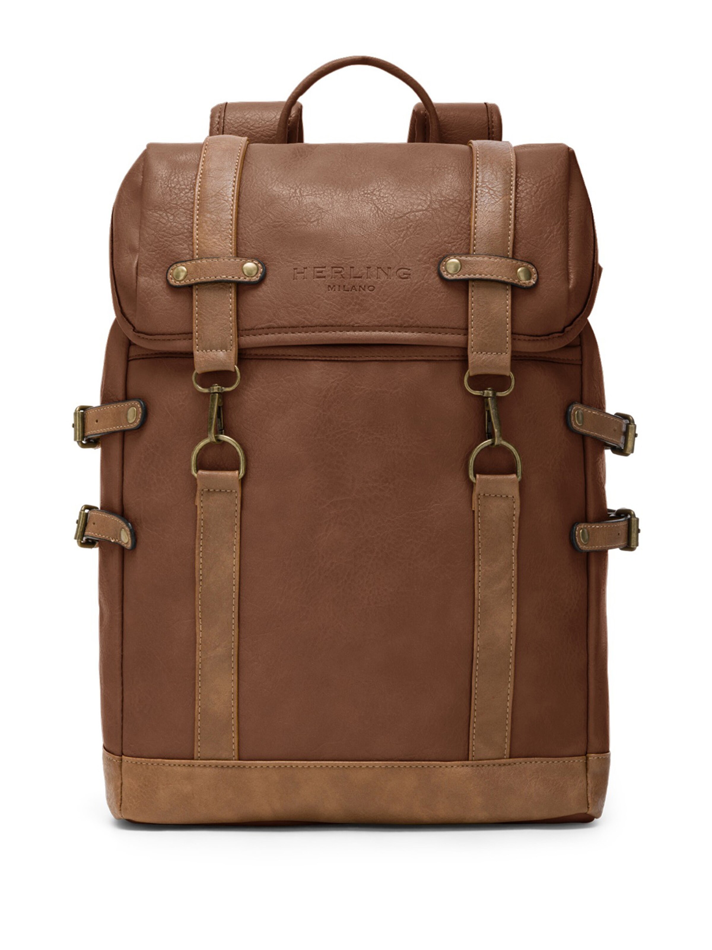 Herling Backpack 'Kieran' in Brown: front