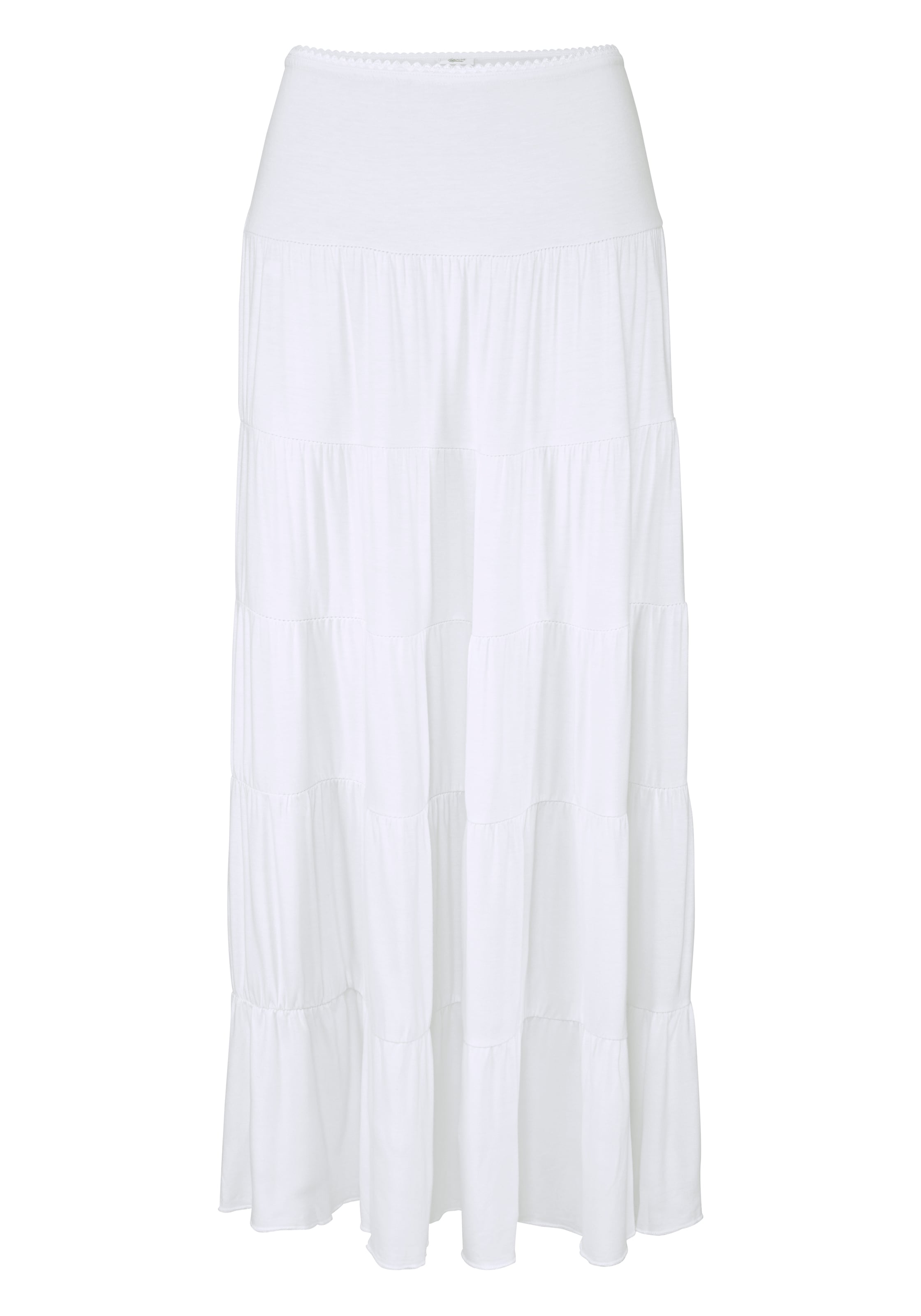 BEACH TIME Rock in Weiß: Vorderseite