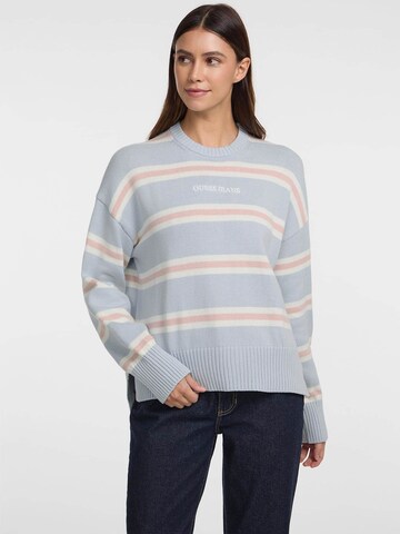 GUESS JEANS Pullover in Blau: Vorderseite