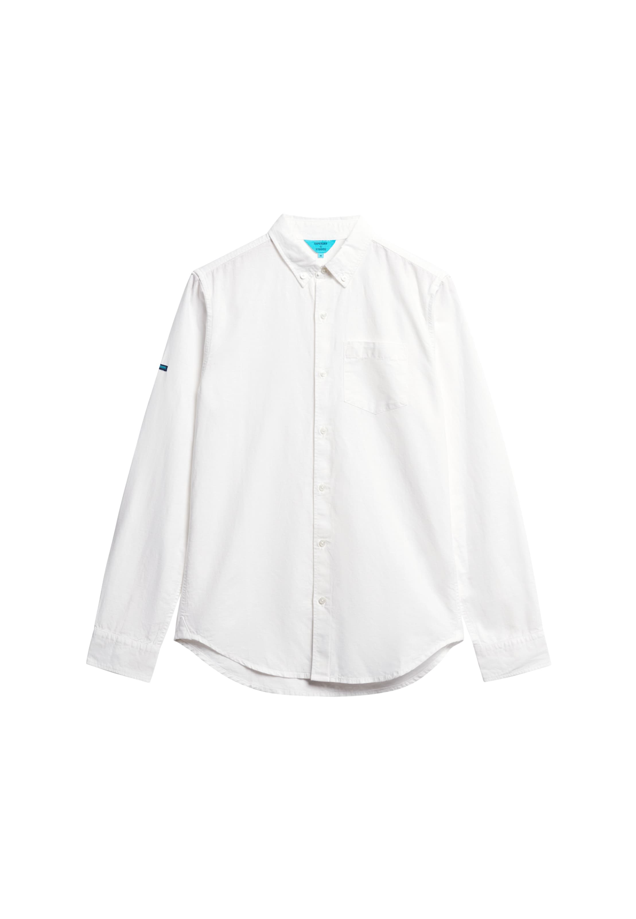 Coupe regular Chemise Superdry en blanc : devant