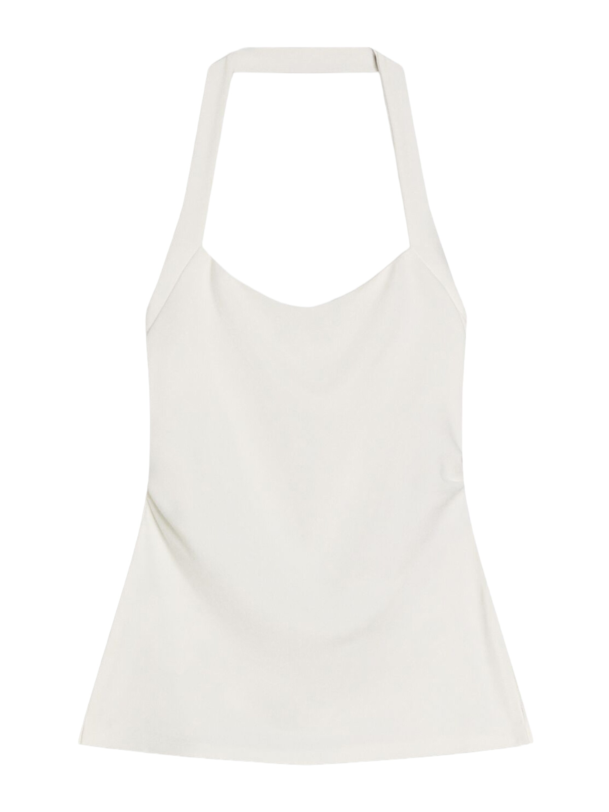 Bershka Top | bela barva: sprednja stran