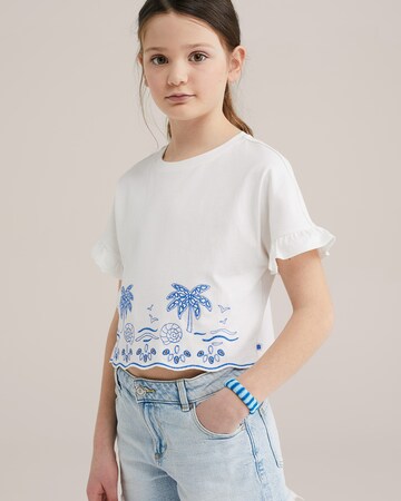 WE Fashion Särk, värv valge: eest vaates