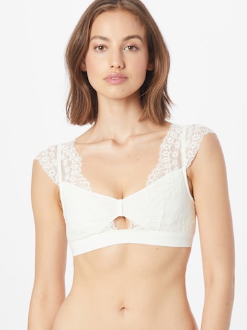 Hunkemöller Bustier BH 'Penelope' in Wit: voorkant