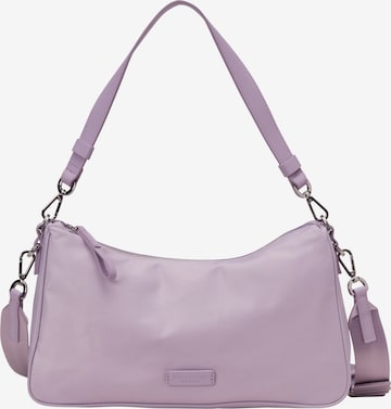 Marc O'Polo Schoudertas in Lila: voorkant