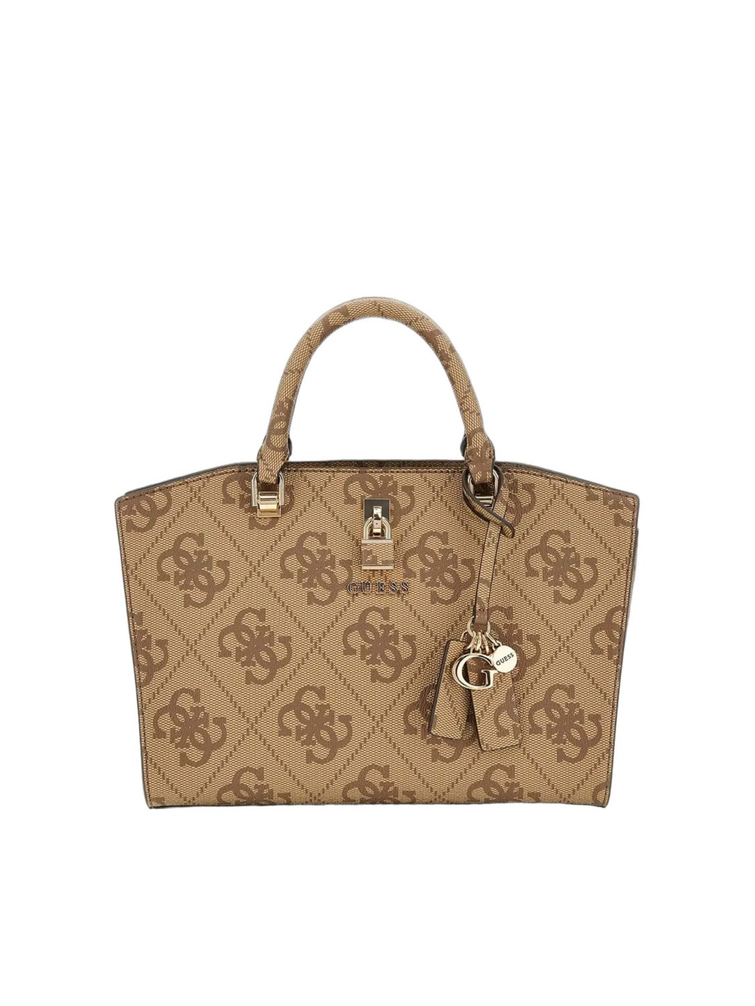 GUESS Kabelka 'Guess Sac Bandoulière Lorelei Girlfriend S Latte Logo', veľkosť One Size - hnedá, Produkt