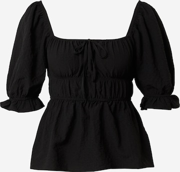 Chemisier Dorothy Perkins en noir : devant