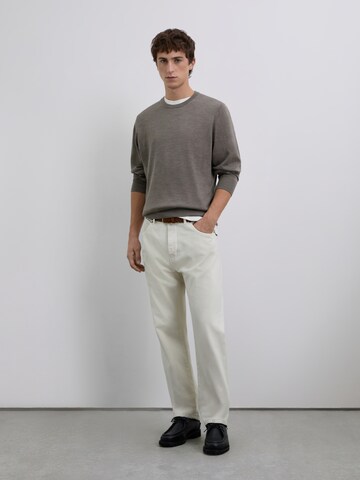 Scalpers Pulóver 'Classic' - szürke: elől