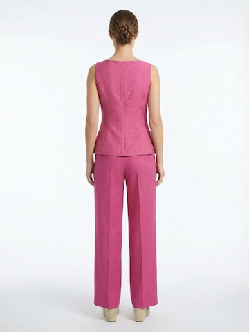 Largi Pantaloni cu dungă 'Finja' de la Guido Maria Kretschmer Women pe roz