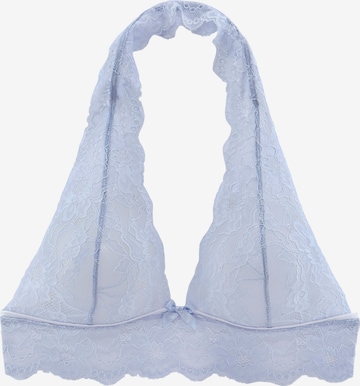 LASCANA Triangle Bra in Blue: front