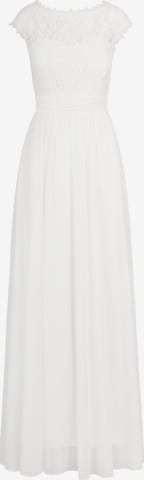 Robe de soirée Kraimod en blanc : devant