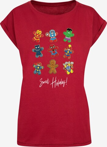 ABSOLUTE CULT Shirt ' Ladies Marvel - Gingerbread' in Gemengde kleuren: voorkant