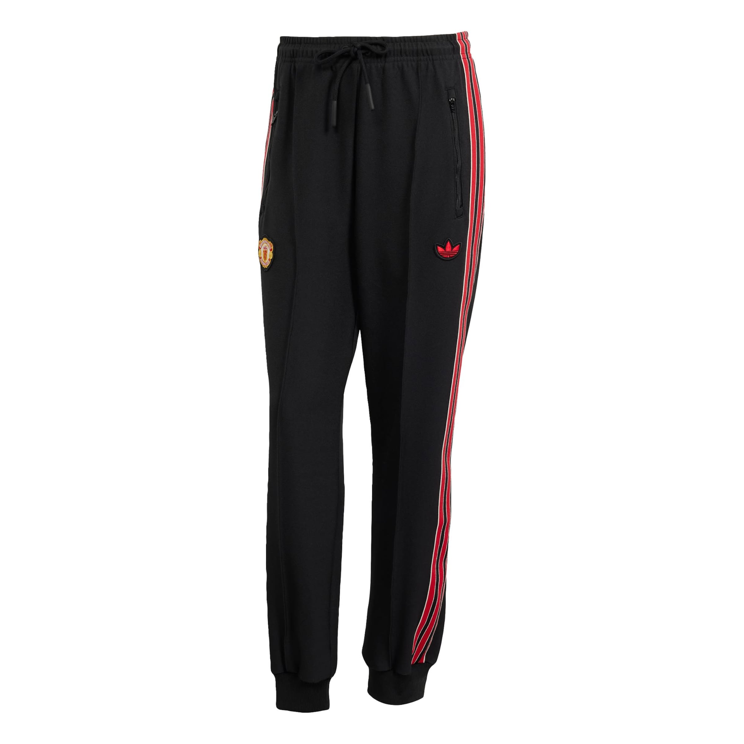 ADIDAS ORIGINALS Regular Sports trousers 'Manchester United Terrace Icons' in Black: front
