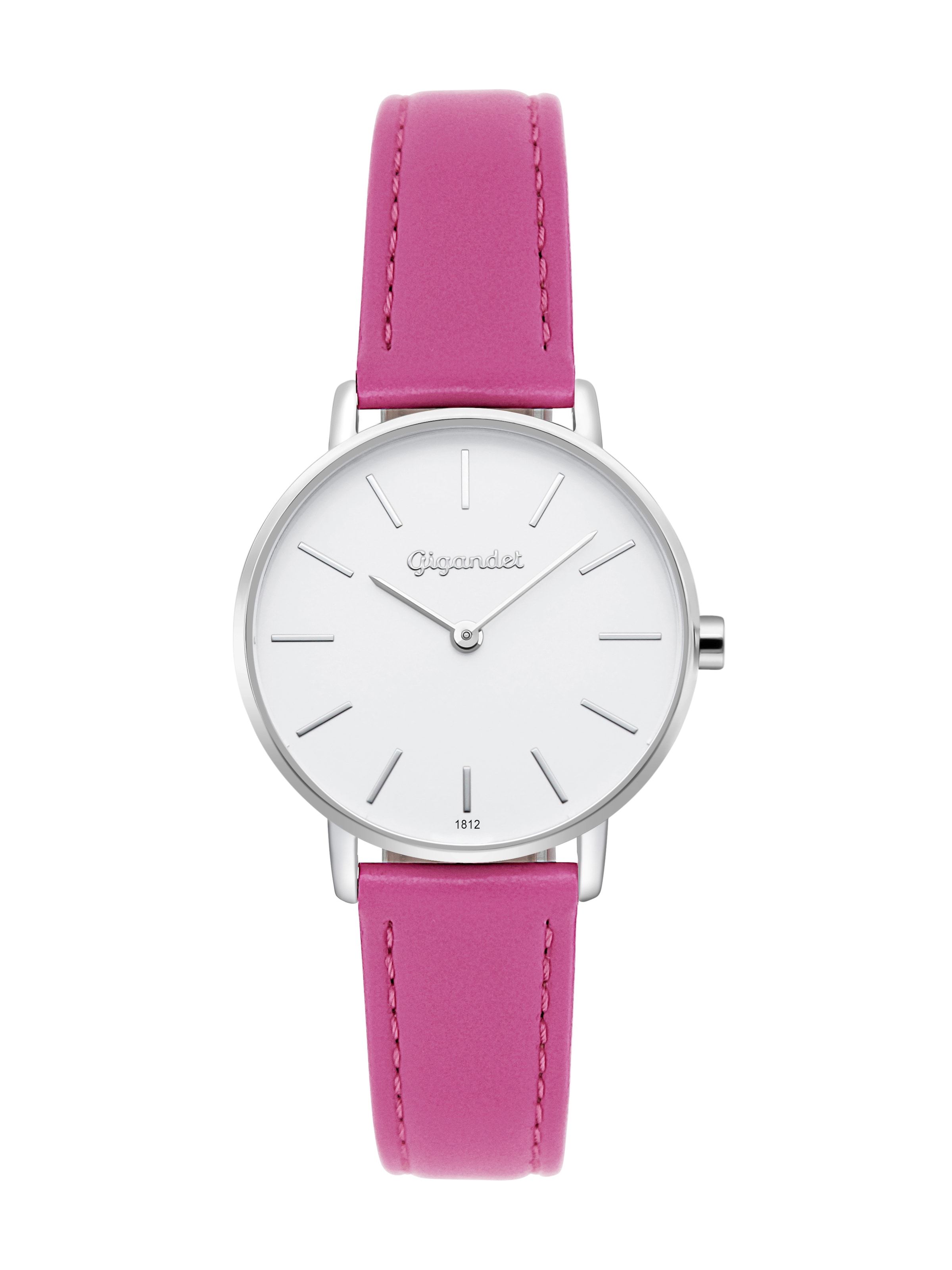 Gigandet Analog Watch 'MINIMALISM' in Pink: front
