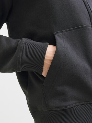 JACK & JONES Sweat jacket 'JORNORREBRO' in Black
