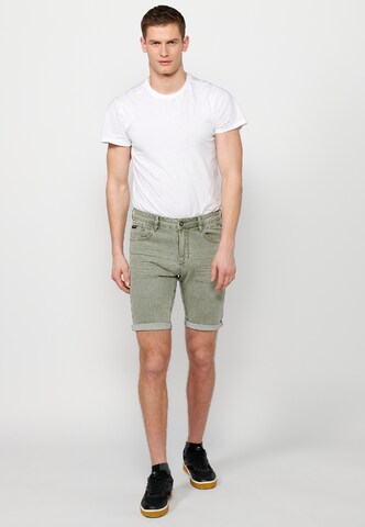 KOROSHI Regular Jeans in Groen