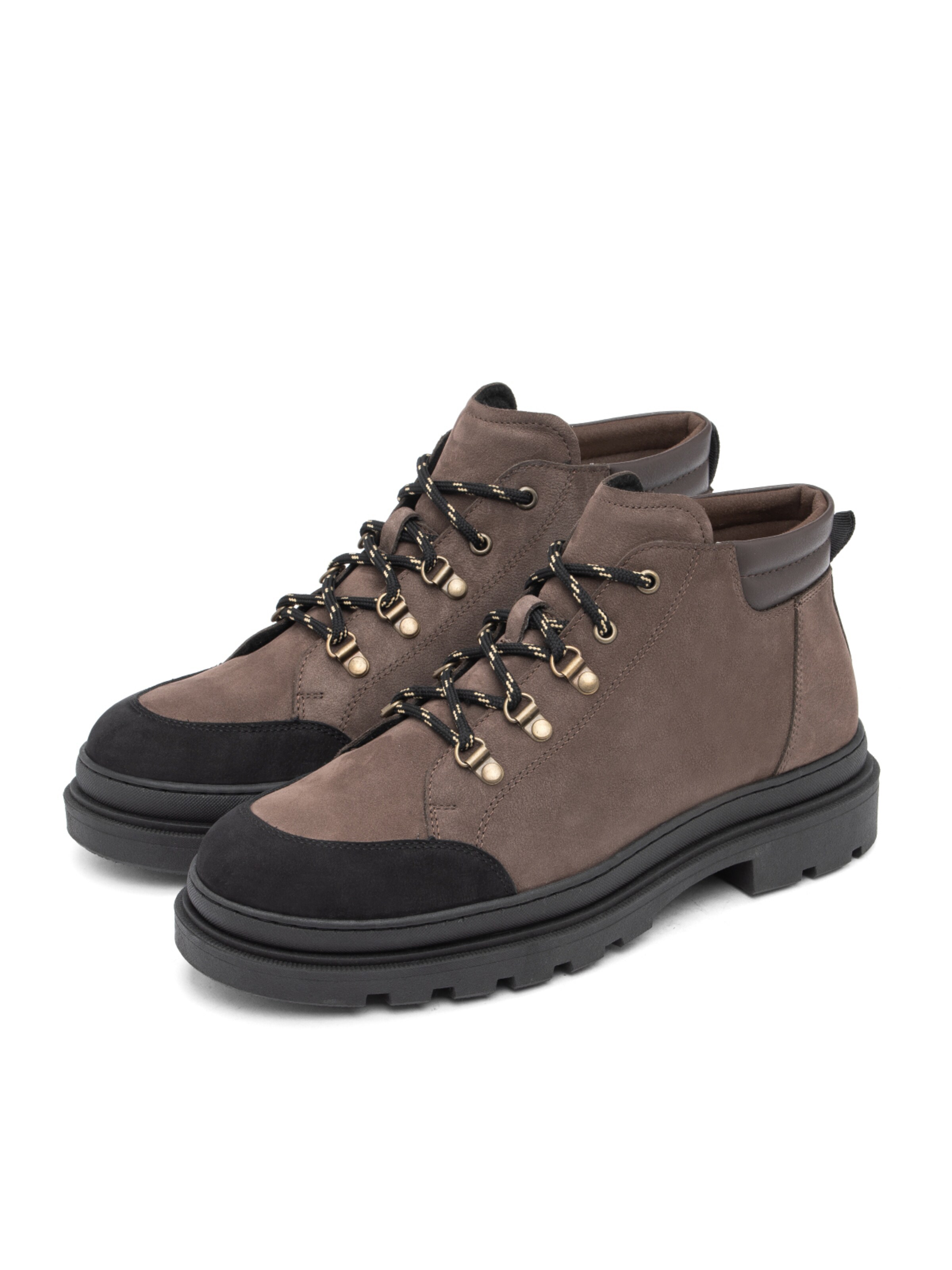 RYŁKO - Botas com atacadores em cinzento