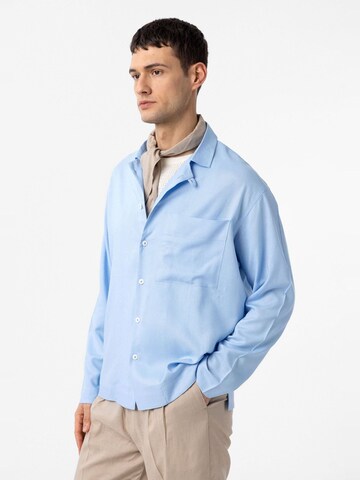 Antioch Regular fit Overhemd 'Lorenz' in Blauw: voorkant