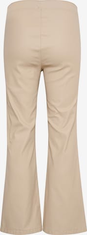 Cream Rozkloszowany krój Spodnie 'Tania' w kolorze beżowy