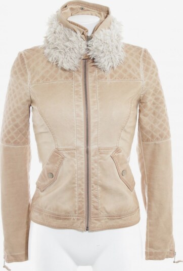 ZARA Kunstlederjacke in XS in beige, Produktansicht