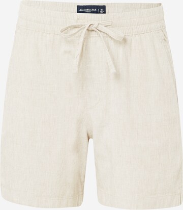 Abercrombie & Fitch Regular Панталон в кафяво: отпред