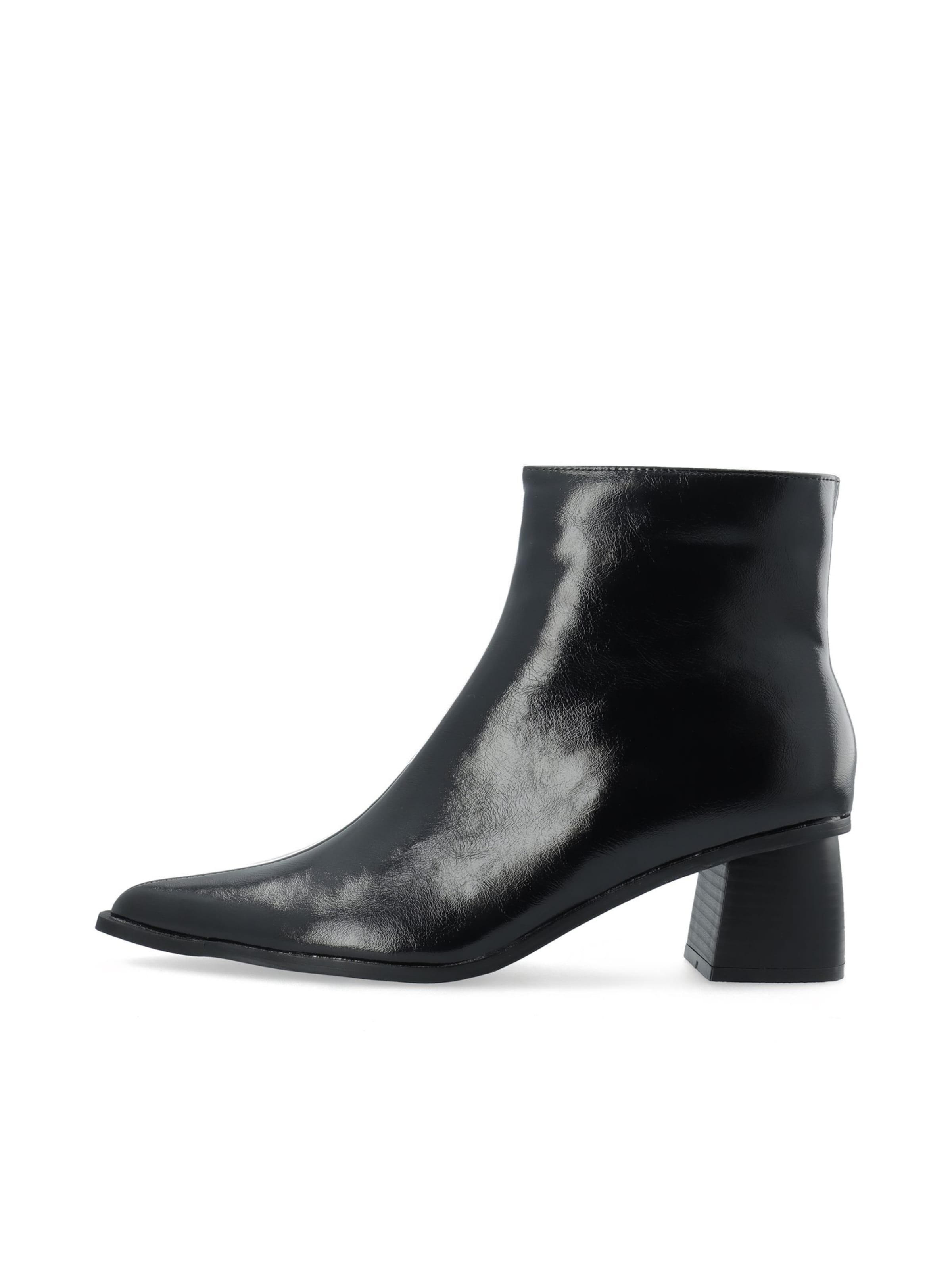 Ankle boots 'Leonora' di Bianco in nero: frontale